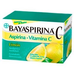 Bayaspirina C limón fría x 24 sobres